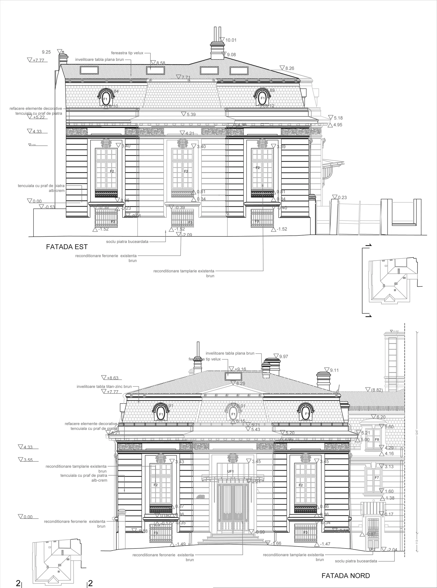 Reabilitare, restaurare și modificări interioare